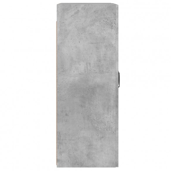 Armoires murales 2 pcs gris béton bois d'ingénierie