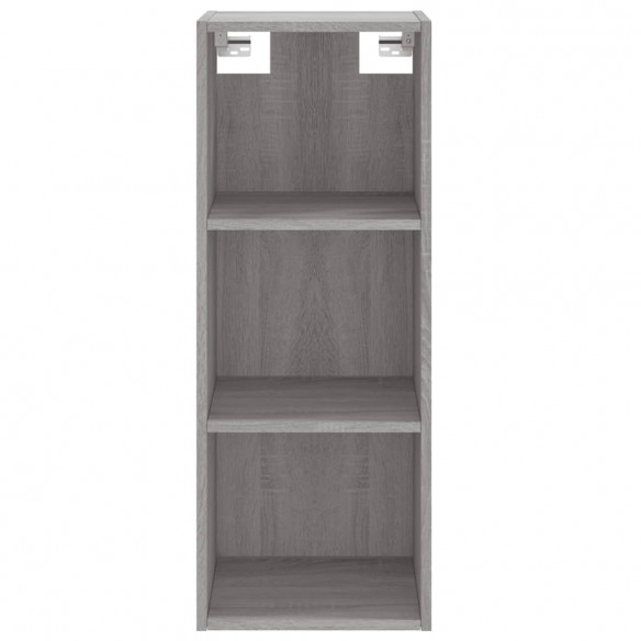 Buffet haut Sonoma gris 34,5x32,5x180 cm Bois d'ingénierie