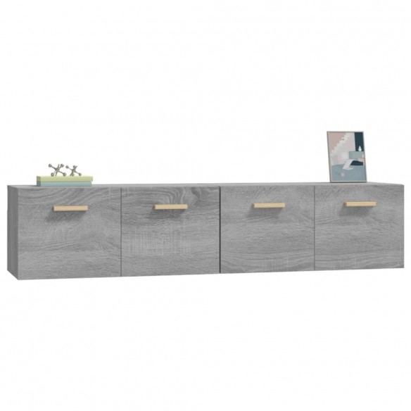 Armoires murales 2 pcs Sonoma gris 80x35x36,5 cm