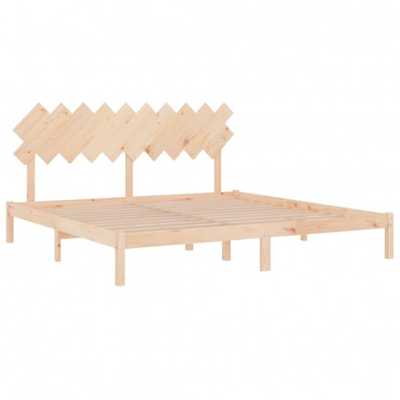 Cadre de lit 200x200 cm Bois massif