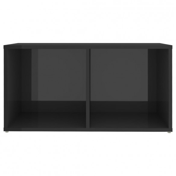 Meubles TV 2 pcs Gris brillant 72x35x36,5 cm Aggloméré