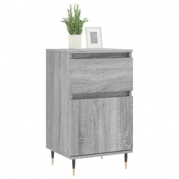 Buffet sonoma gris 40x35x70 cm bois d'ingénierie