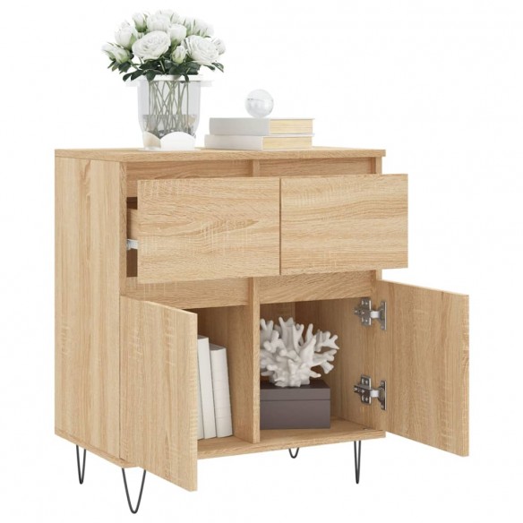 Buffet Chêne sonoma 60x35x70 cm Bois d'ingénierie