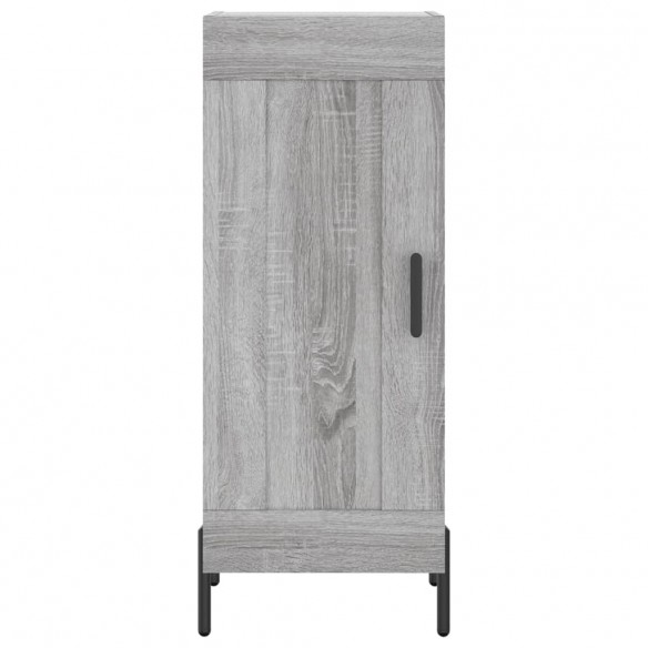 Buffet Sonoma gris 34,5x34x90 cm Bois d'ingénierie