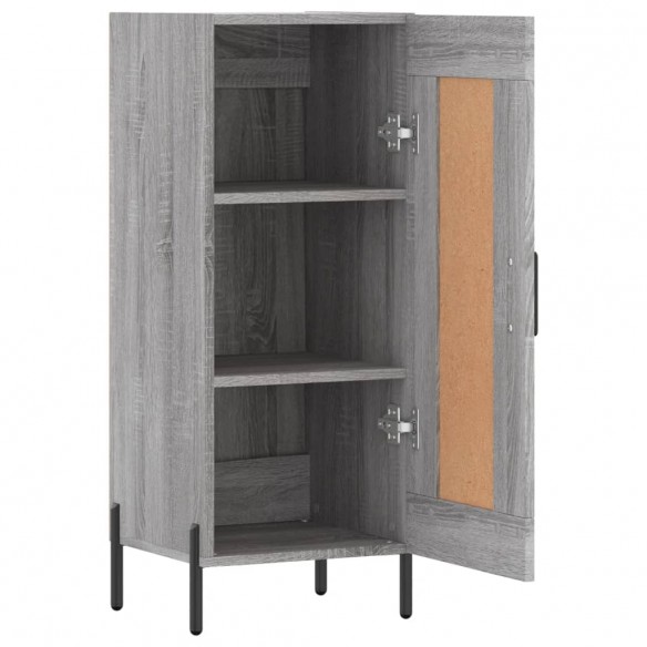 Buffet Sonoma gris 34,5x34x90 cm Bois d'ingénierie