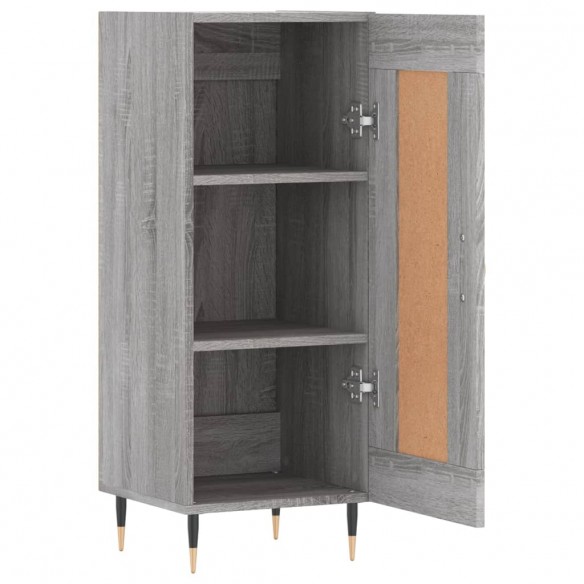 Buffet Sonoma gris 34,5x34x90 cm Bois d'ingénierie