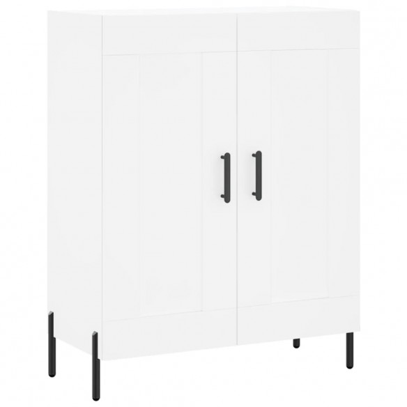 Buffet blanc 69,5x34x90 cm bois d'ingénierie