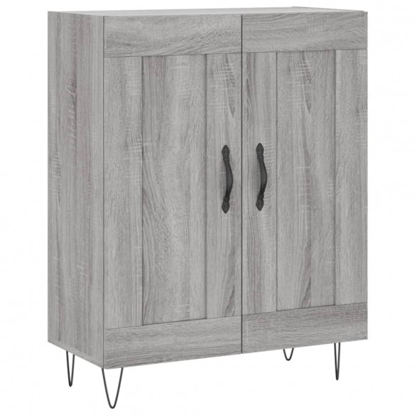 Buffet sonoma gris 69,5x34x90 cm bois d'ingénierie