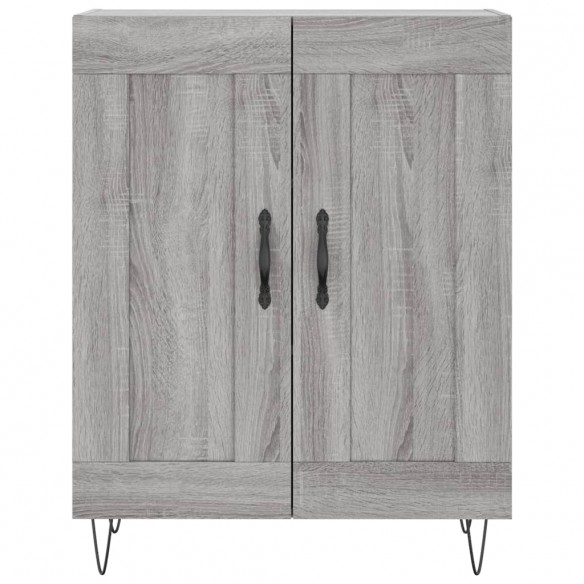 Buffet sonoma gris 69,5x34x90 cm bois d'ingénierie