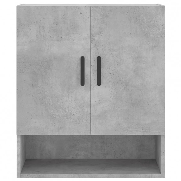 Armoire murale gris béton 60x31x70 cm bois d'ingénierie