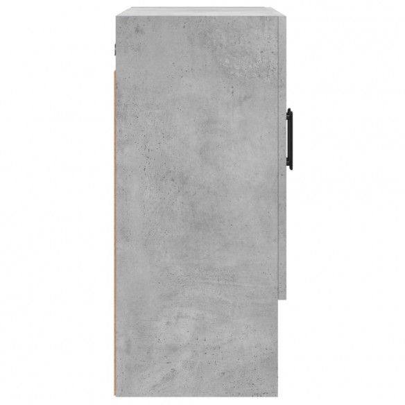 Armoire murale gris béton 60x31x70 cm bois d'ingénierie