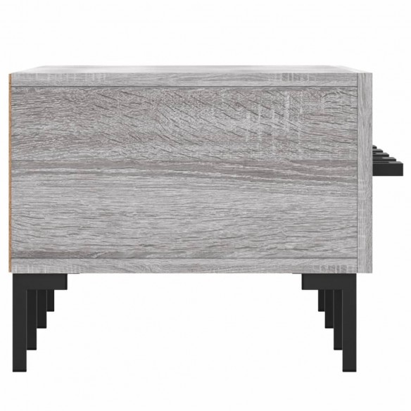 Meuble TV sonoma gris 150x36x30 cm bois d'ingénierie