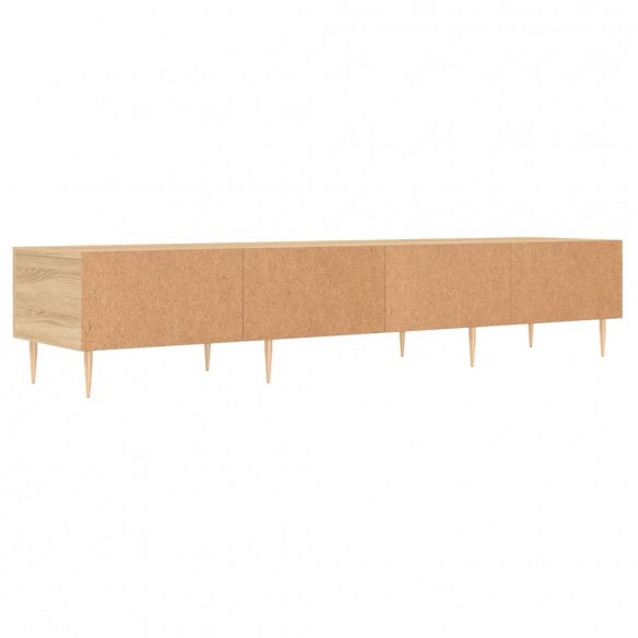 Meuble TV chêne sonoma 150x36x30 cm bois d'ingénierie