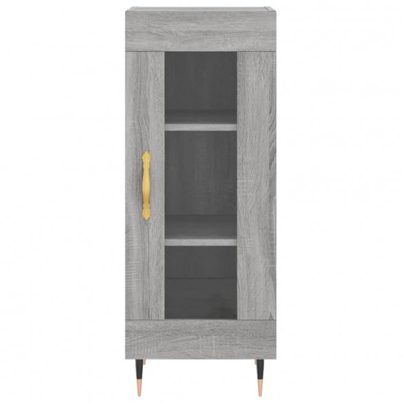 Buffet Sonoma gris 34,5x34x90 cm Bois d'ingénierie