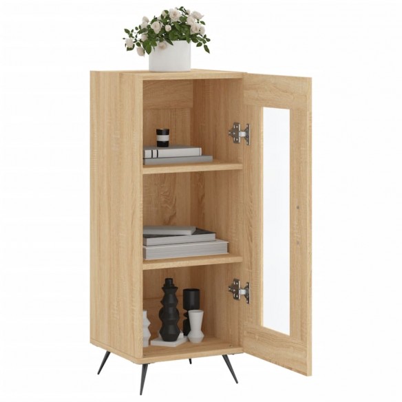 Buffet Chêne sonoma 34,5x34x90 cm Bois d'ingénierie