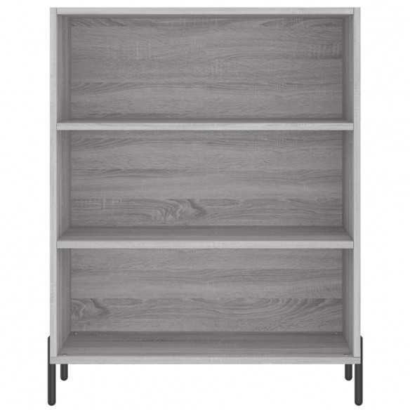 Armoire à étagères sonoma gris 69,5x32,5x90cm bois d'ingénierie