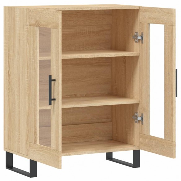 Buffet chêne sonoma 69,5x34x90 cm bois d'ingénierie