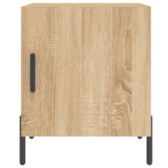 Table de chevet chêne sonoma 40x40x50 cm bois d’ingénierie