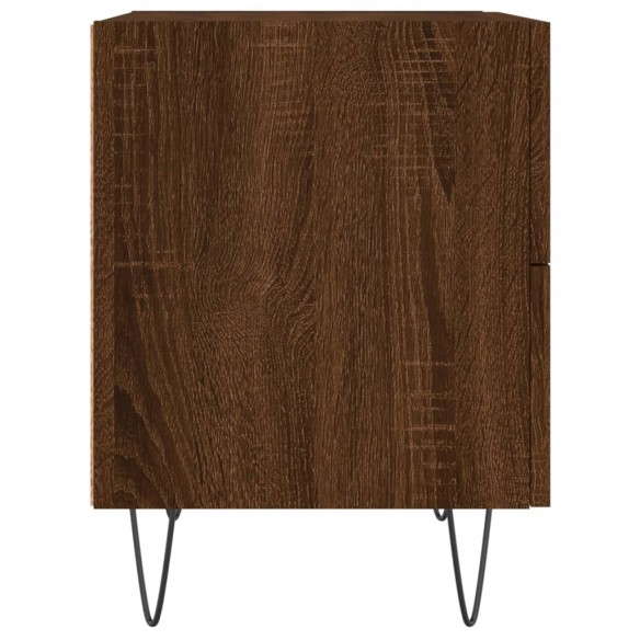Tables de chevet 2 pcs chêne marron 40x35x47,5 cm
