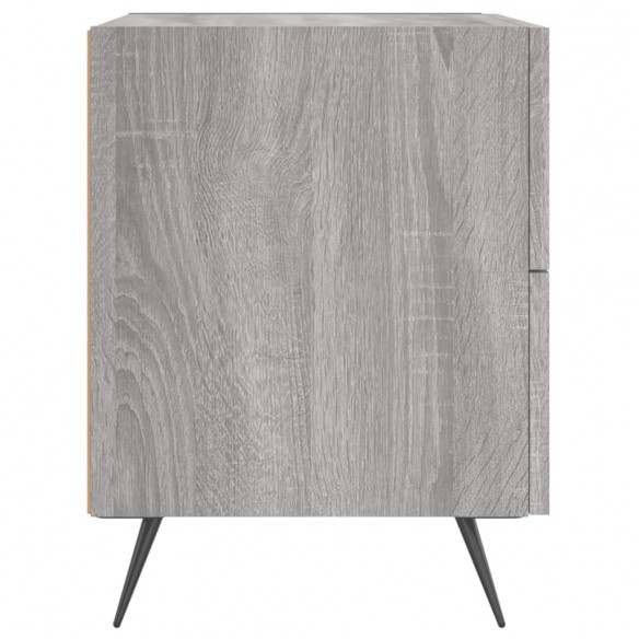 Table de chevet sonoma gris 40x35x47,5 cm bois d’ingénierie