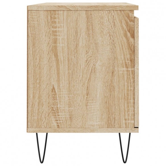 Meuble TV chêne sonoma 104x35x50 cm bois d'ingénierie