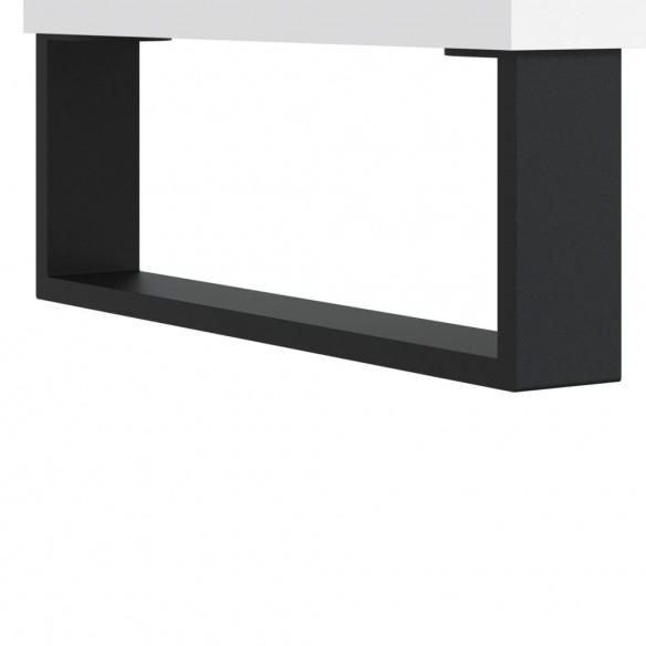 Meuble TV blanc 103,5x30x50 cm bois d'ingénierie