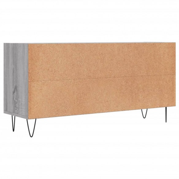 Meuble TV sonoma gris 103,5x30x50 cm bois d'ingénierie