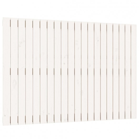 Tête de lit murale Blanc 127,5x3x90 cm Bois massif de pin