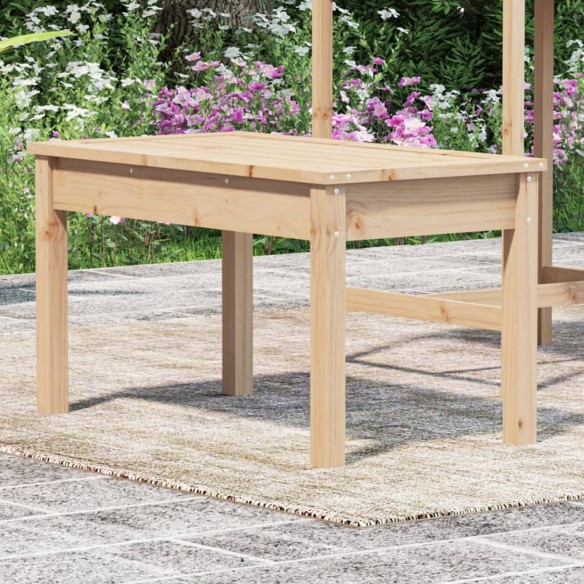 Banc de jardin 80x44x45 cm bois massif de pin