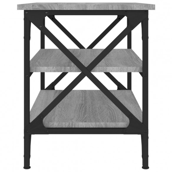 Table d'appoint Sonoma gris 55x38x45 cm Bois d'ingénierie