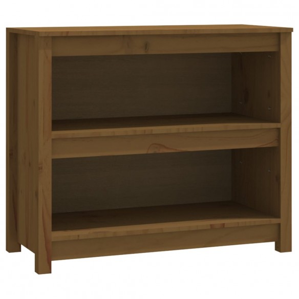 Bibliothèque Marron miel 80x35x68 cm Bois de pin massif