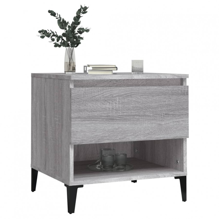 Table d'appoint Sonoma gris 50x46x50 cm 