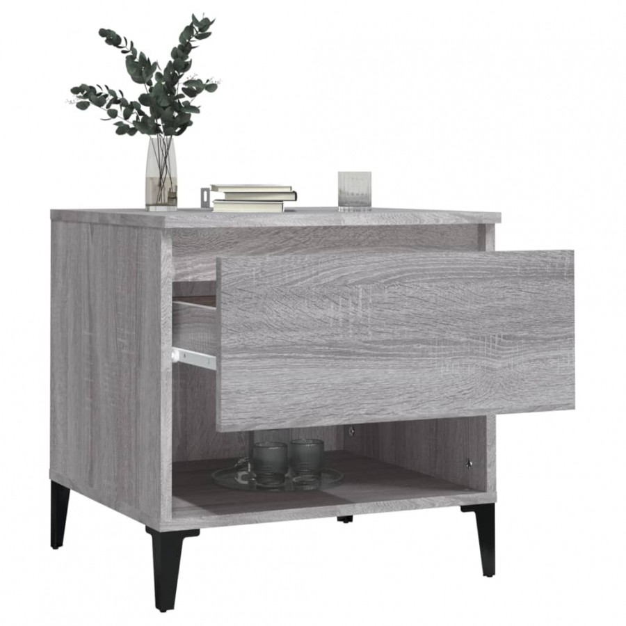 Table d'appoint Sonoma gris 50x46x50 cm 