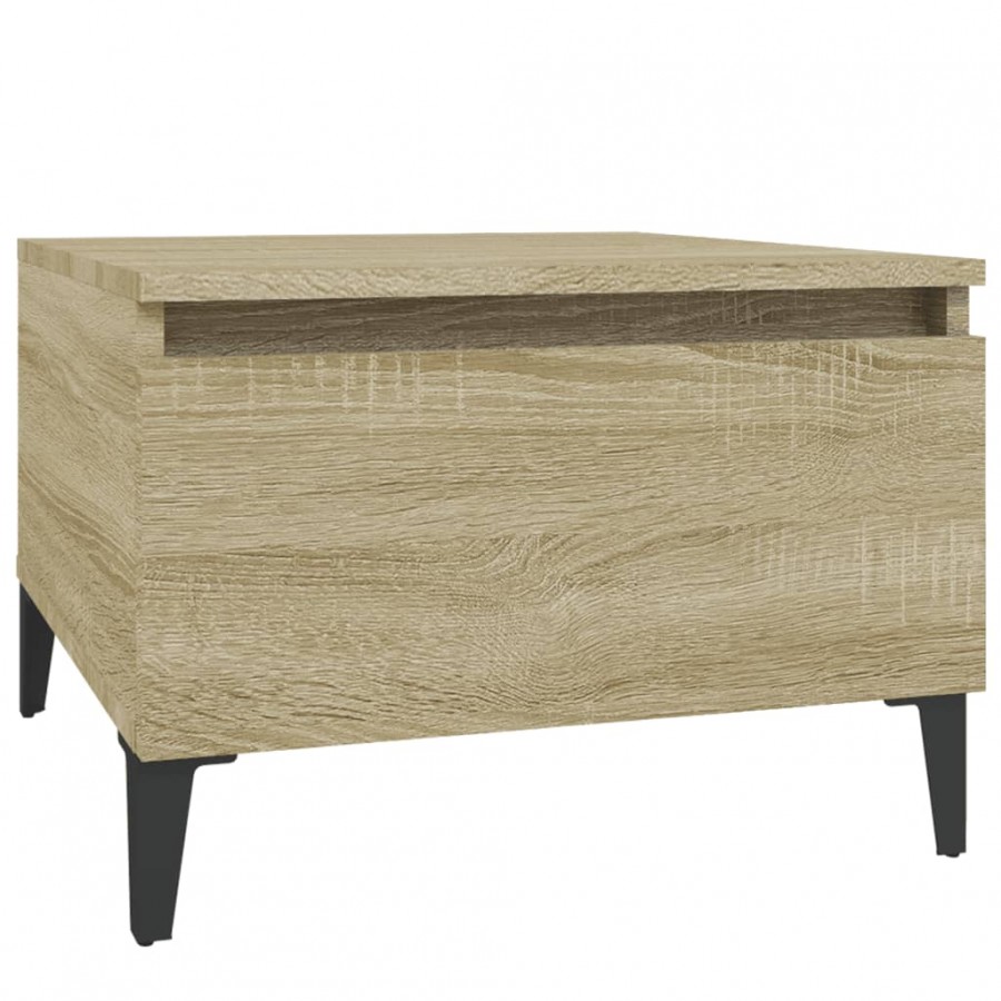 Table d'appoint Chêne sonoma 50x46x35 cm 