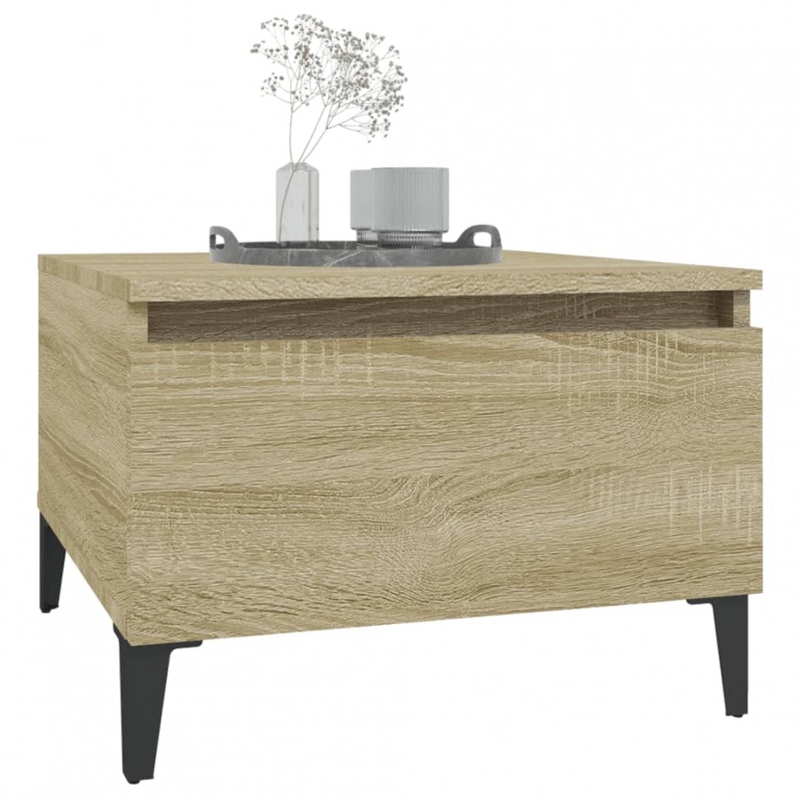 Table d'appoint Chêne sonoma 50x46x35 cm 