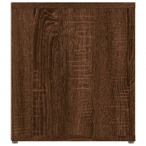 Meuble TV Chêne marron 80x31,5x36 cm Bois d'ingénierie