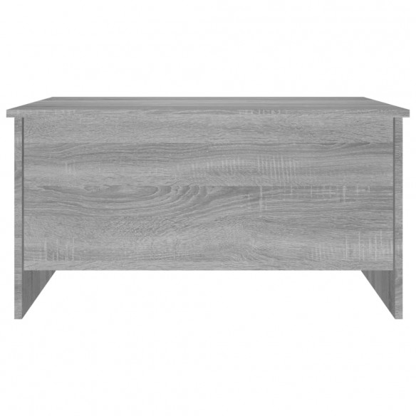 Table basse Sonoma gris 80x55,5x41,5 cm Bois d'ingénierie