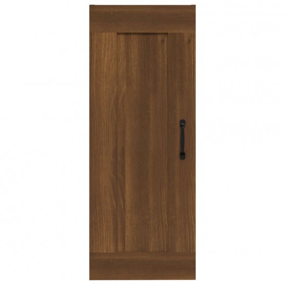 Armoire suspendue Chêne marron 35x34x90 cm Bois d'ingénierie