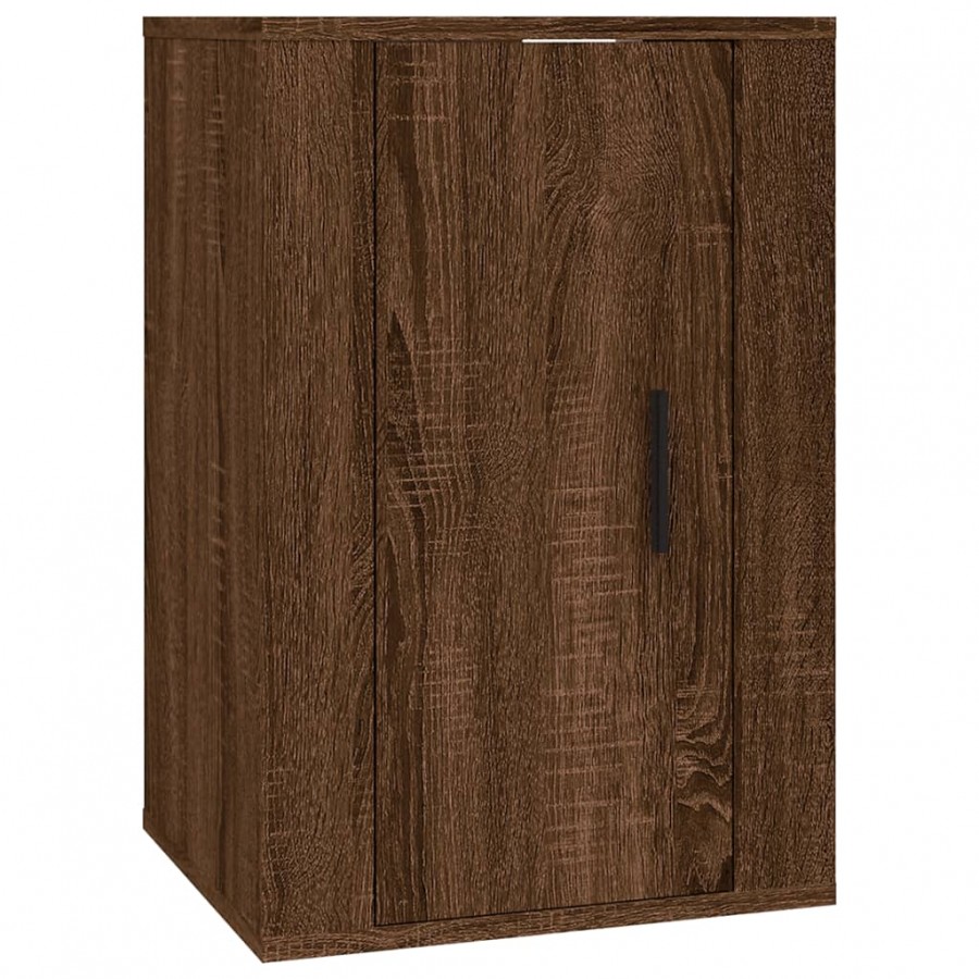 Meubles TV muraux 2 pcs Chêne marron 40x34,5x60 cm Meubles TV muraux 2 pcs Chêne marron 40x34,5x60 cm