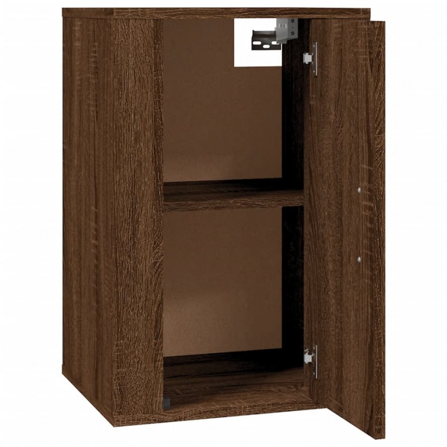 Meubles TV muraux 2 pcs Chêne marron 40x34,5x60 cm Meubles TV muraux 2 pcs Chêne marron 40x34,5x60 cm
