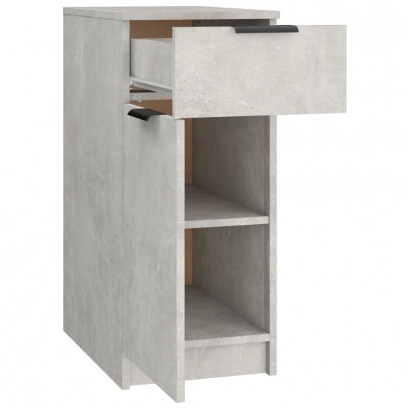 Armoire de bureau Gris béton 33,5x50x75 cm Bois d'ingénierie