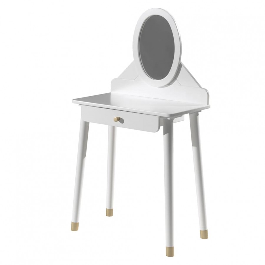 Coiffeuse enfant Billy avec miroir Bois Blanc