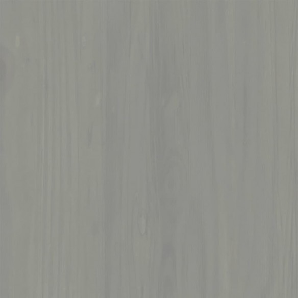 Garde-robe VIGO gris 90x55x176 cm bois massif de pin