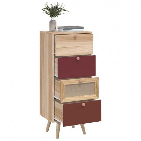 Buffet haut avec tiroirs 40x30x95 cm bois d'ingénierie