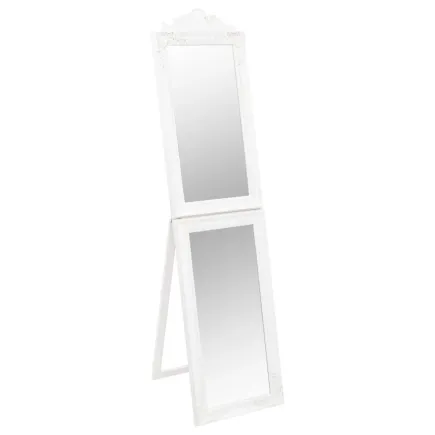 Miroir sur pied Blanc 40x160 cm 2