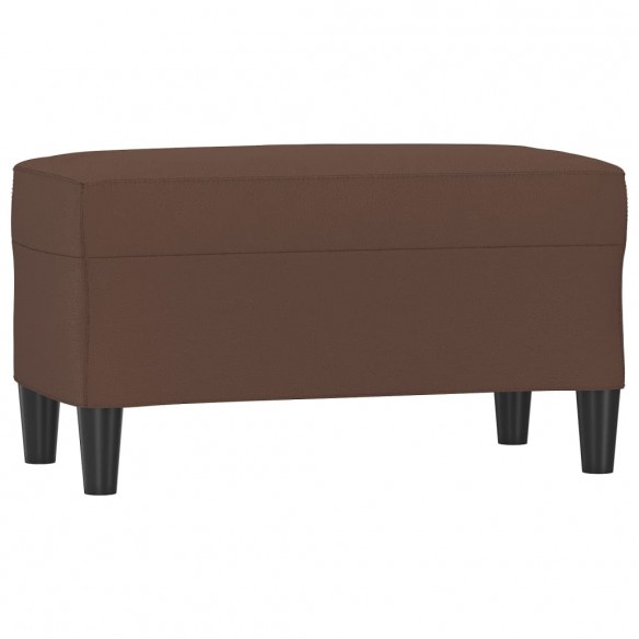 Banc Marron 70x35x41 cm Similicuir