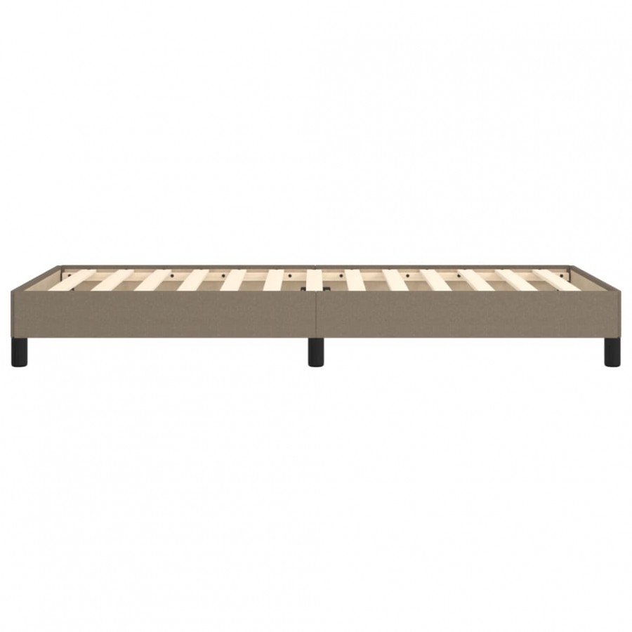 Lit Taupe 80 x 200 cm Tissu