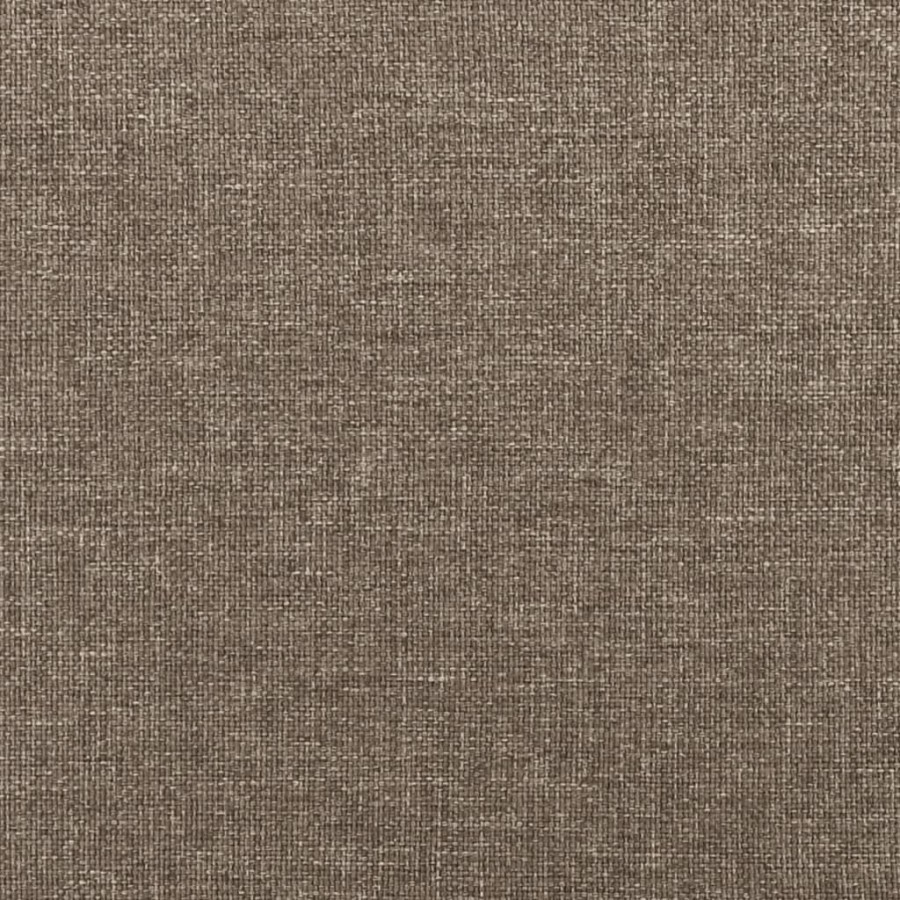 Lit Taupe 80 x 200 cm Tissu