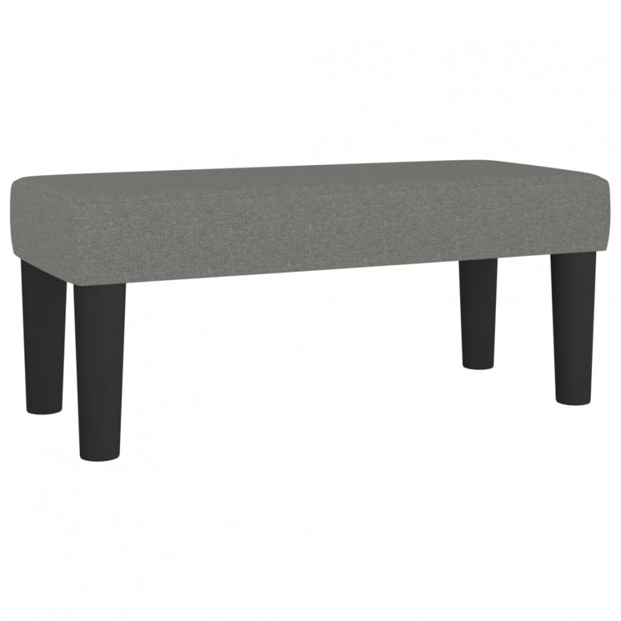 Banc Gris foncé 70x30x30 cm Tissu Banc Gris foncé 70x30x30 cm Tissu