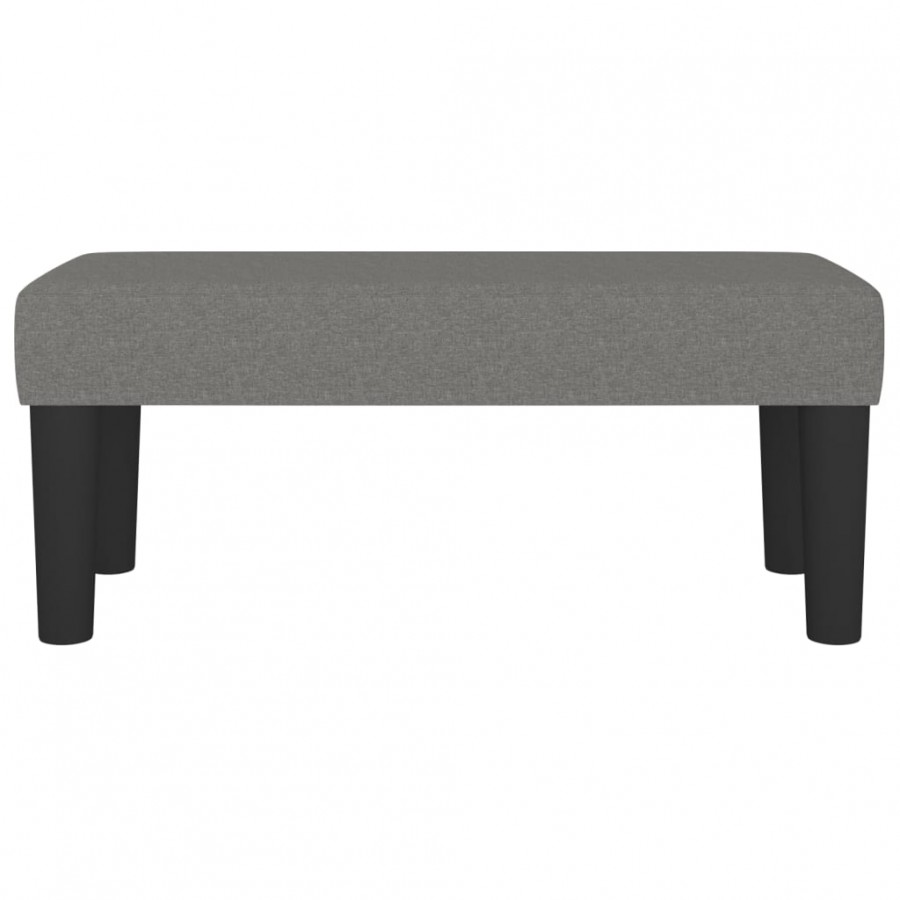 Banc Gris foncé 70x30x30 cm Tissu Banc Gris foncé 70x30x30 cm Tissu
